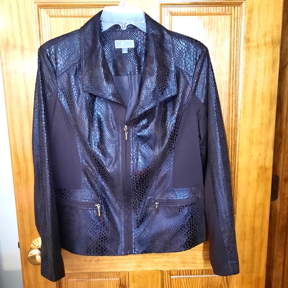 JM Collection Jackets & Blazers - JM Collection, brown, size 8, jacket